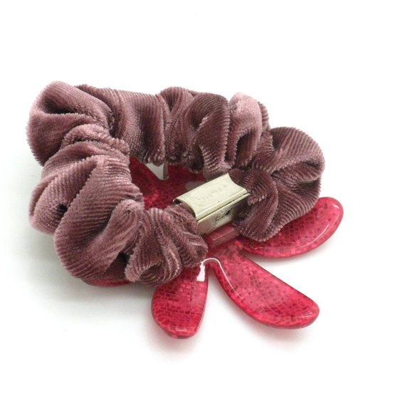 Crystal Flower Ponytail Holder - Picture 3 of 3